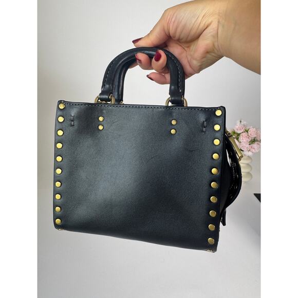 Coach Rogue 17 Bag With Rivets Goldtone Hardware - Picture 7 of 13